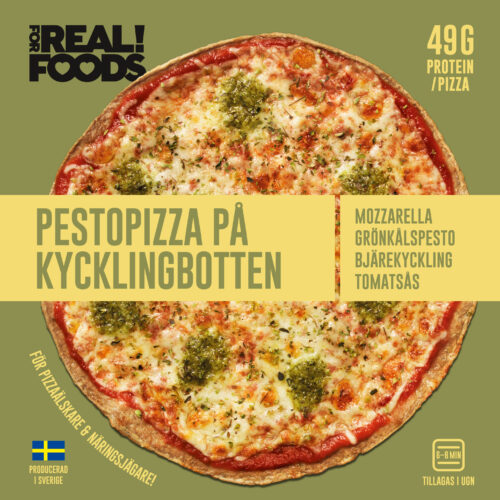 PESTOPIZZA PÅ KYCKLINGBOTTEN