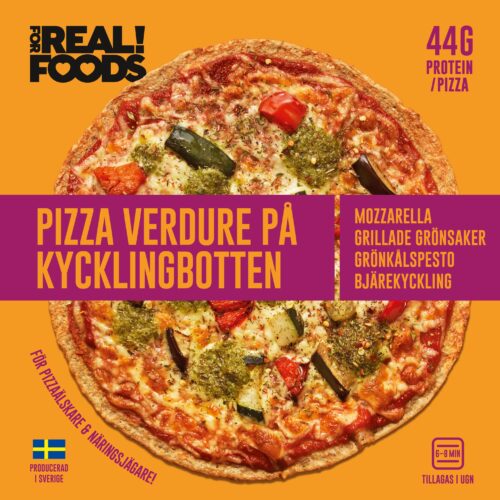 PIZZA VERDURE PÅ KYCKLINGBOTTEN