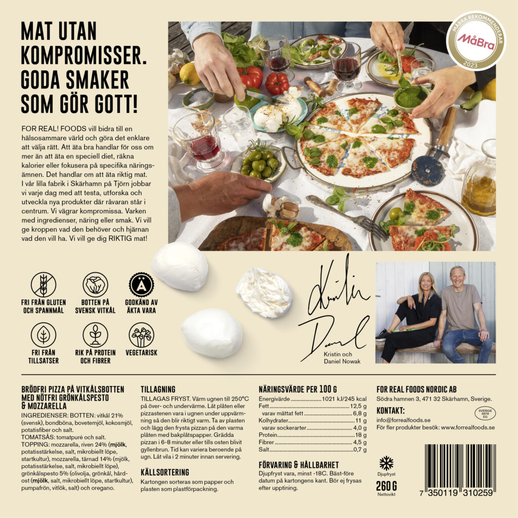 MOZZARELLA PESTO, VITKÅLSBOTTEN - Bild 2